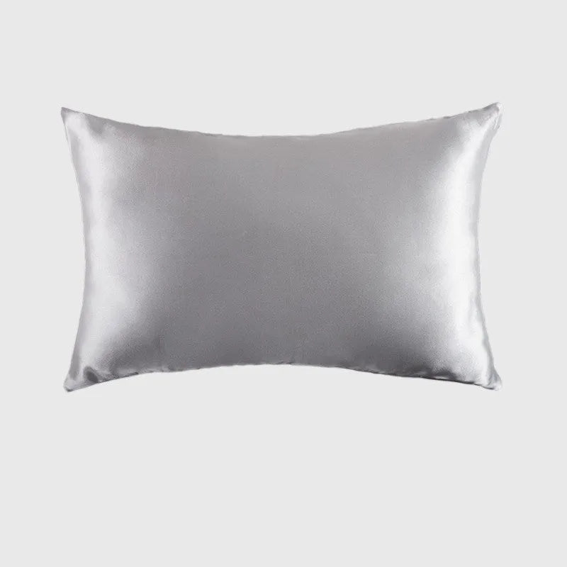 Double-Sided Silk Zipper Pillowcase 19 mommes - Bellarte Enchanté Double-Sided Silk Zipper Pillowcase 19 mommes